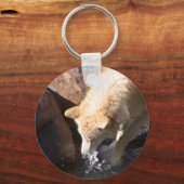 グレーウルフ キーホルダー (正面)