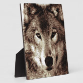 グレーウルフ フォトプラーク (側面)