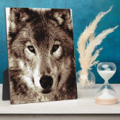 グレーウルフ フォトプラーク (側面)