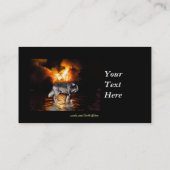 グレーウルフ&フォレストファイアービジネスカード 名刺 (裏面)