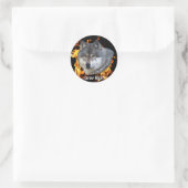 グレーウルフ&フォレストファイアーワイルドライフサポーター ラウンドシール (バッグ)