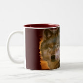 グレーウルフ&フォレストムーンマグ ツートーンマグカップ (左)