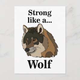 グレーウルフ ポストカード