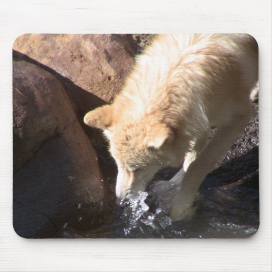 グレーウルフ マウスパッド (正面)