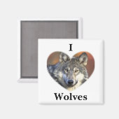 グレーウルフ マグネット (正面/裏面)