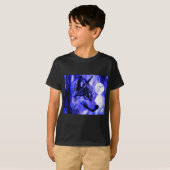 グレーウルフ&ムーン Tシャツ (正面フル)