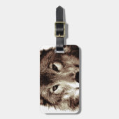 グレーウルフ ラゲッジタグ (正面縦)