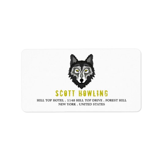 グレーウルフ ラベル (正面)