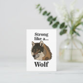 グレーウルフ 名刺 (スタンド正面)