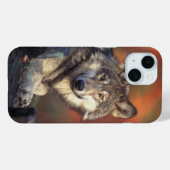 グレーウルフ Case-Mate iPhoneケース (裏面 (横))
