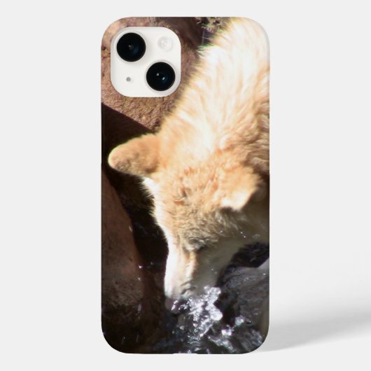 グレーウルフ iPhone カー Case-Mate iPhoneケース (裏面)