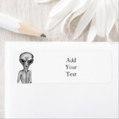 グレーエイリアンラベル ラベル (インサイチュ)