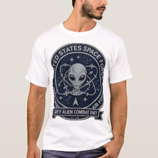 グレーエイリアン戦闘部隊 Tシャツ