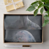 グレーエイリアン水カラーフローラ 薄葉紙 (ギフト)