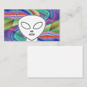 グレーエイリアン線スケッチ 名刺 (正面/裏面)