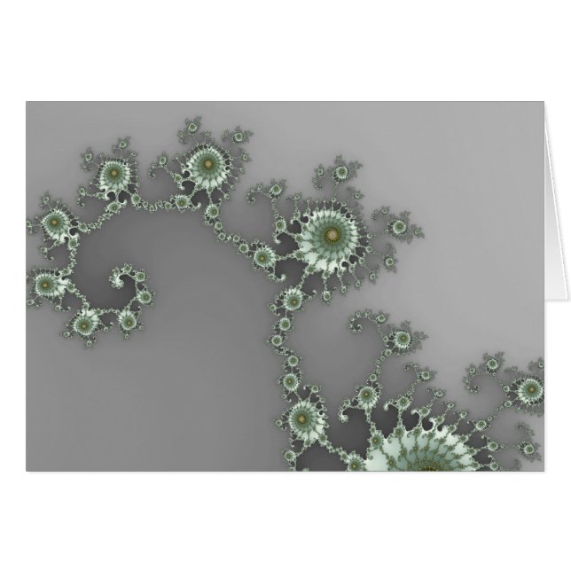 グレーエイリアン – フラクタルカード (正面横)