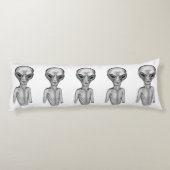 グレーエイリアン ボディピロー (裏面)