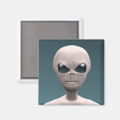 グレーエイリアン マグネット (正面/裏面)