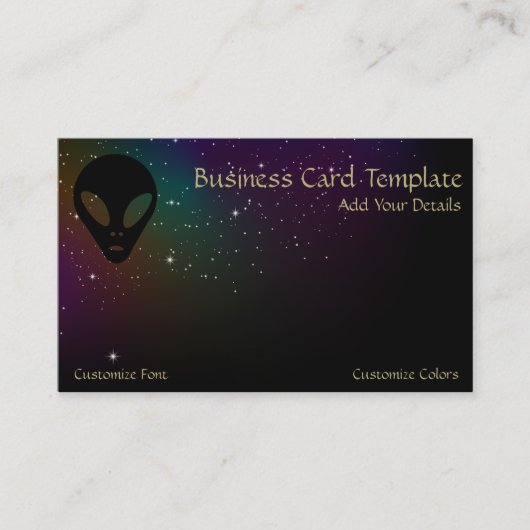 グレーエイリアン-ロゴ古代エイリアン 名刺 (正面)