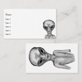 グレーエイリアン 名刺 (正面/裏面)