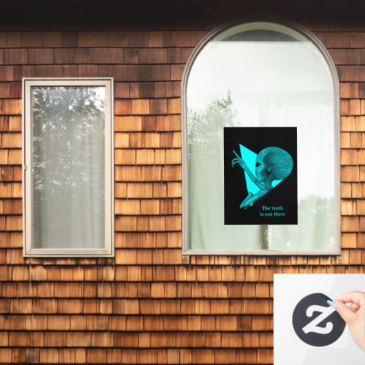 グレーエイリアン、真実はそこにある ウィンドウサイン (ホームウィンドウ)