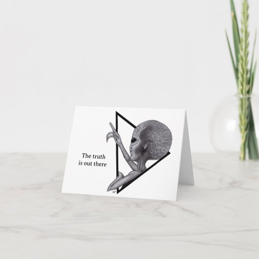 グレーエイリアン、真実はそこにある カード (正面)