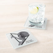 グレーエイリアン、真実はそこにある ガラスコースター (アングル)