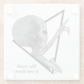 グレーエイリアン、真実はそこにある ガラスコースター (裏面)