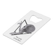 グレーエイリアン、真実はそこにある クレジットカード栓抜き (裏面アングル)