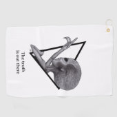 グレーエイリアン、真実はそこにある ゴルフタオル (横)