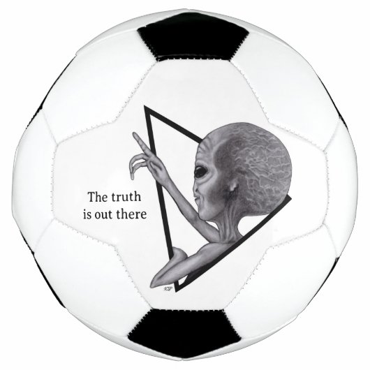 グレーエイリアン、真実はそこにある サッカーボール (正面)