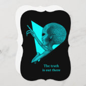 グレーエイリアン、真実はそこにある サンキューカード (正面/裏面)