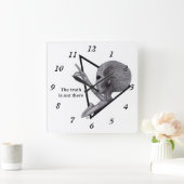 グレーエイリアン、真実はそこにある スクエア壁時計 (ホーム)
