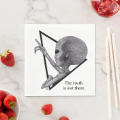 グレーエイリアン、真実はそこにある スタンダードランチョンナプキン (インサイチュ)