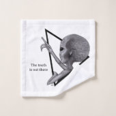 グレーエイリアン、真実はそこにある バスタオルセット (ウォッシュタオル)