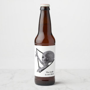 グレーエイリアン、真実はそこにある ビールラベル