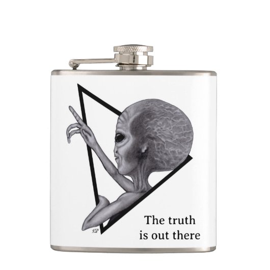 グレーエイリアン、真実はそこにある フラスク (正面)