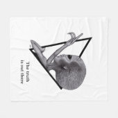 グレーエイリアン、真実はそこにある フリースブランケット (正面(横))