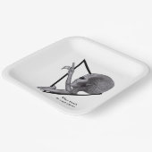 グレーエイリアン、真実はそこにある ペーパープレート (傾斜あり)