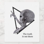 グレーエイリアン、真実はそこにある ワインラベル (シングルラベル)