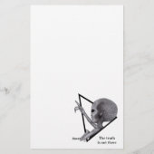 グレーエイリアン、真実はそこにある 便箋 (裏面)