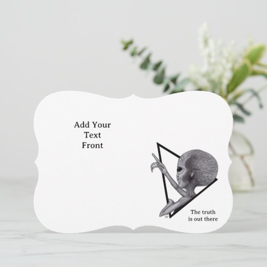 グレーエイリアン、真実はそこにある 招待状 (スタンド正面)