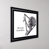 グレーエイリアン、真実はそこにある 箔ポスター (レイダウン)