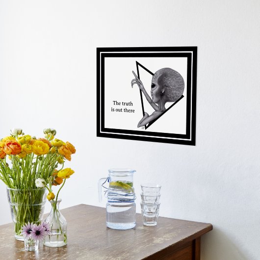 グレーエイリアン、真実はそこにある 箔ポスター (レイダウン (キッチン))