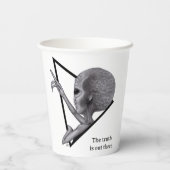 グレーエイリアン、真実はそこにある 紙コップ (裏面)