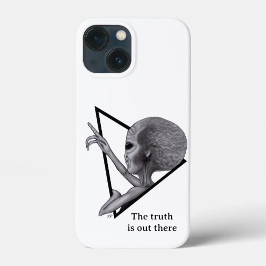 グレーエイリアン、真実はそこにある Case-Mate iPhoneケース (裏面)