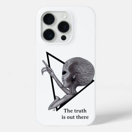 グレーエイリアン、真実はそこにある Case-Mate iPhoneケース (裏面)