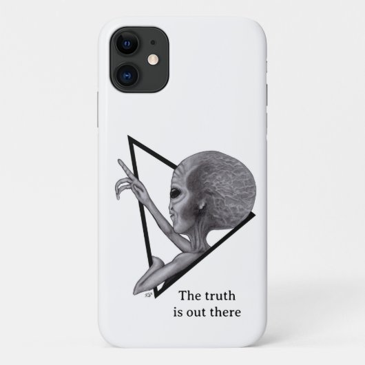 グレーエイリアン、真実はそこにある Case-Mate iPhoneケース (裏面)