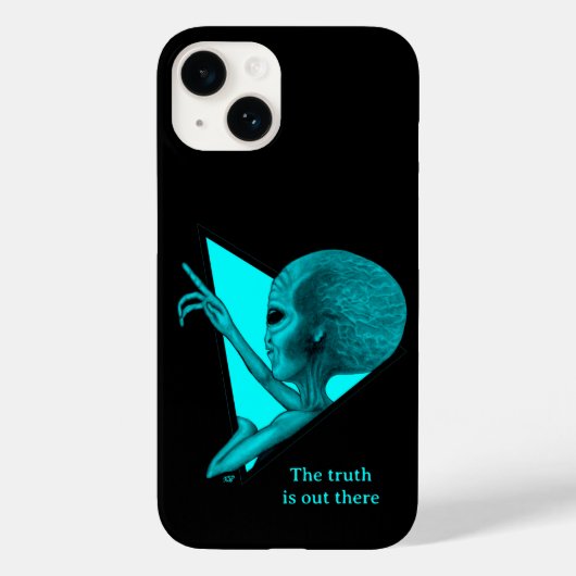 グレーエイリアン、真実はそこにある Case-Mate iPhoneケース (裏面)