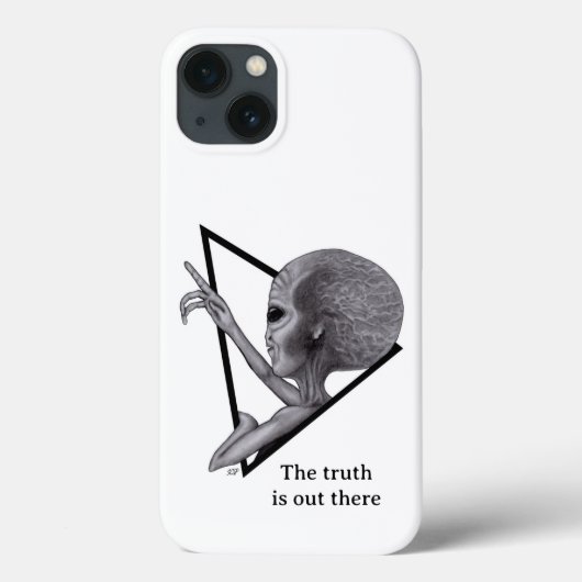 グレーエイリアン、真実はそこにある Case-Mate iPhoneケース (裏面)